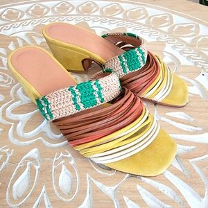 Rachel Comey TEJANI MULE - MULTI Strappy Sandal Sz 5.5